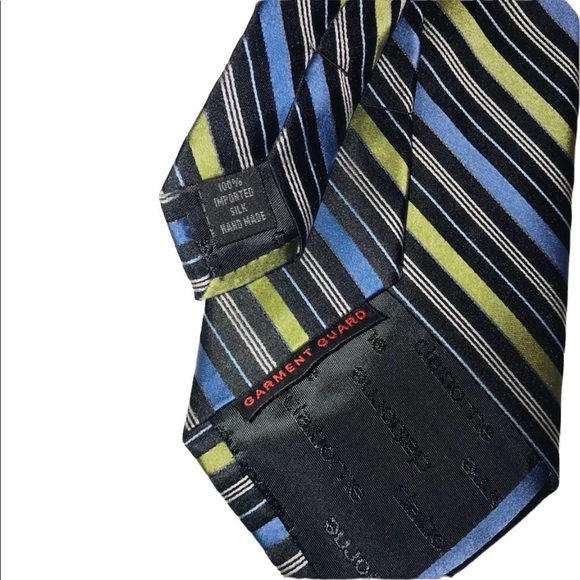 CLAIBORNE Men’s Silk Striped Tie *3 for $15* - Picture 4 of 5